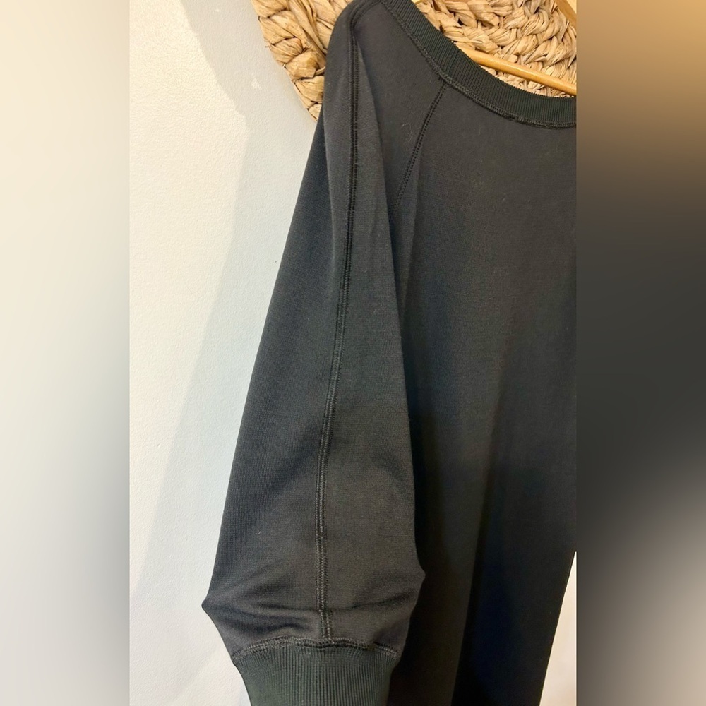 St. John Essentials Milano Knit 3/4 Sleeve Round Neck Dress Size 16 - Picture 8 of 12